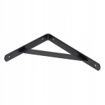 KĄTOWNIK WSPORNIK POD PÓŁKĘ BLAT WMACNIANY MK 200X300X30X4 CZARNY