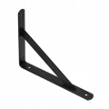 KĄTOWNIK WSPORNIK POD PÓŁKĘ BLAT WMACNIANY MK 200X250X30X4 CZARNY