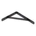 KĄTOWNIK WSPORNIK POD PÓŁKĘ BLAT WMACNIANY MK 200X250X30X4 CZARNY