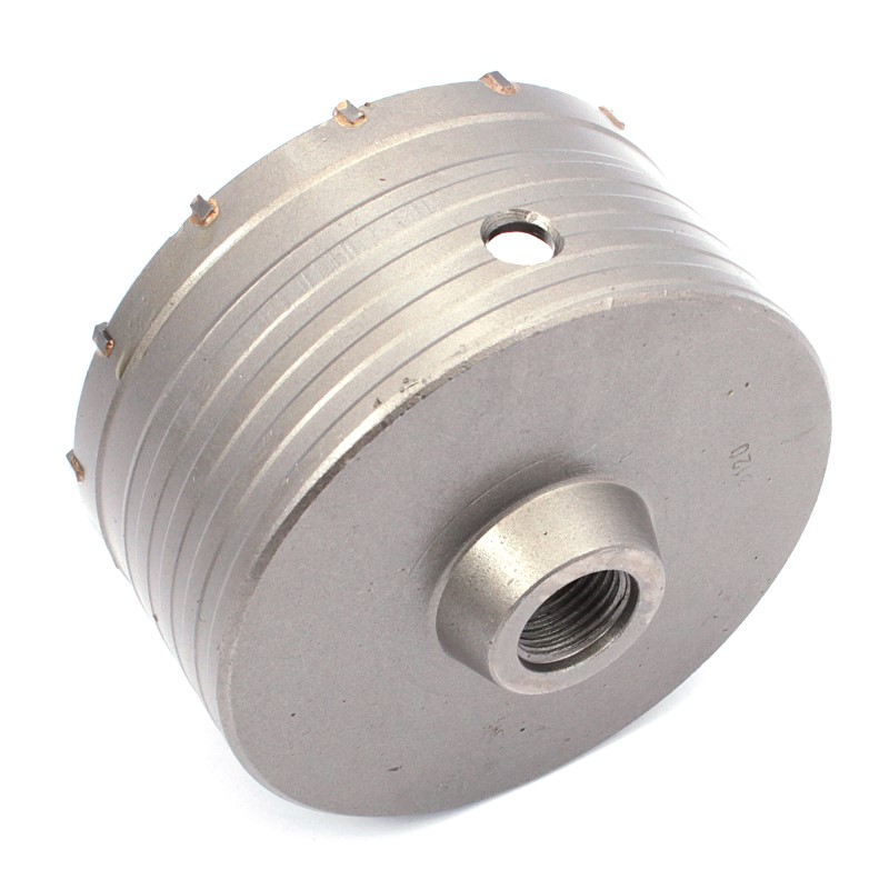 WIERTŁA KORONOWE DO BETONU 120MM BEZ ADAPTERA M22 Z ZĘBAMI WIDŁOWYMI