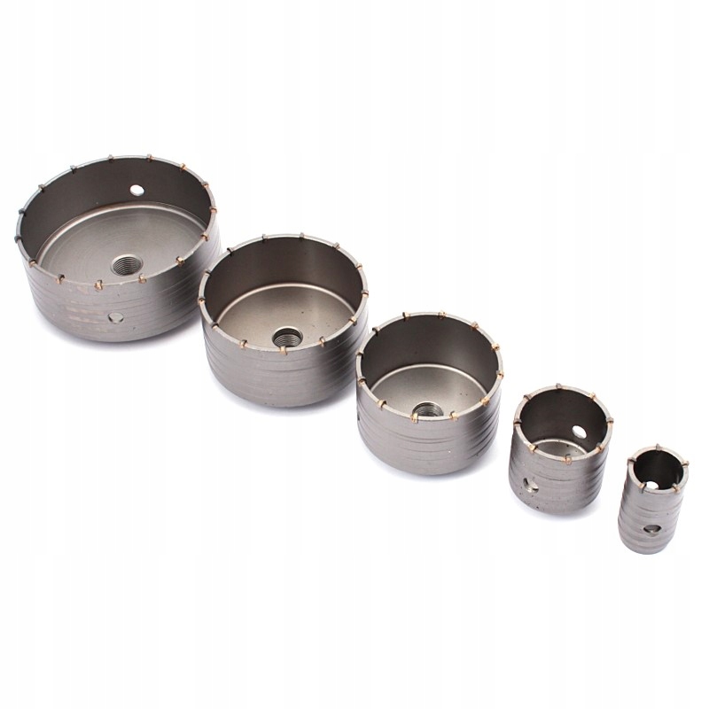 WIERTŁA KORONOWE DO BETONU 120MM BEZ ADAPTERA M22 Z ZĘBAMI WIDŁOWYMI