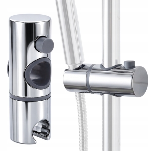 Schiebe-Handkopfhalterung für Duschstangendurchmesser 25 mm, Chrom