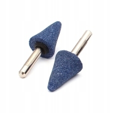 Schleifstein auf Schaft 19x28x6mm blaue Widia-Schleifscheibe mit Schaft