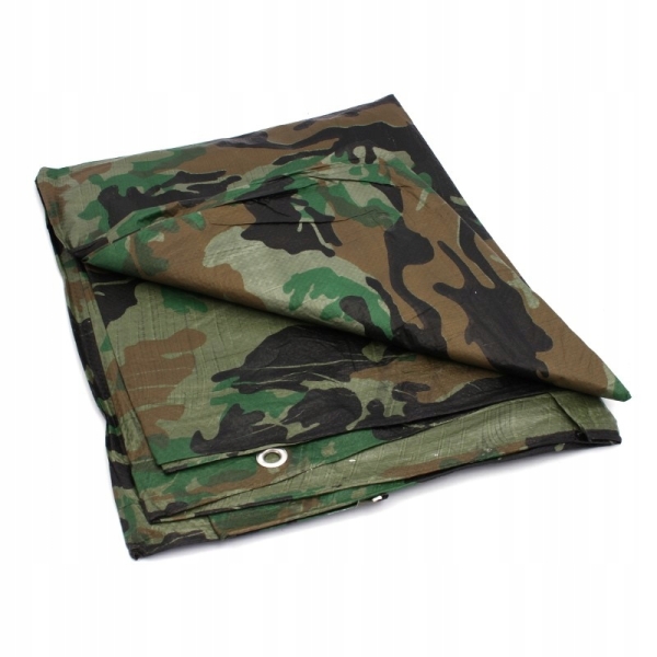 PLANDEKA MORO CAMO 4X6M /80G NN MASKUJĄCA WODOODPORNA MROZOODPORNA