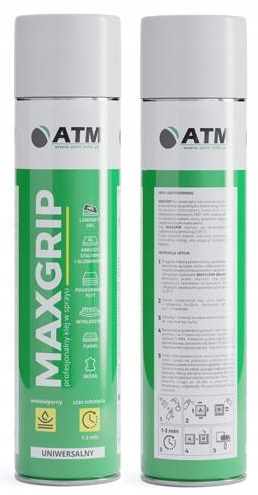 12szt MAXGRIP KLEJ KONTAKTOWY W SPRAYU 600 UNIWERSALNY WODOODPORNY DO MEBLI