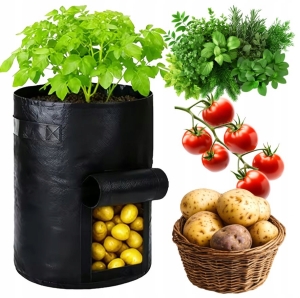 Pflanzsack für Gemüse, Blumen und Pflanzen mit Fenster