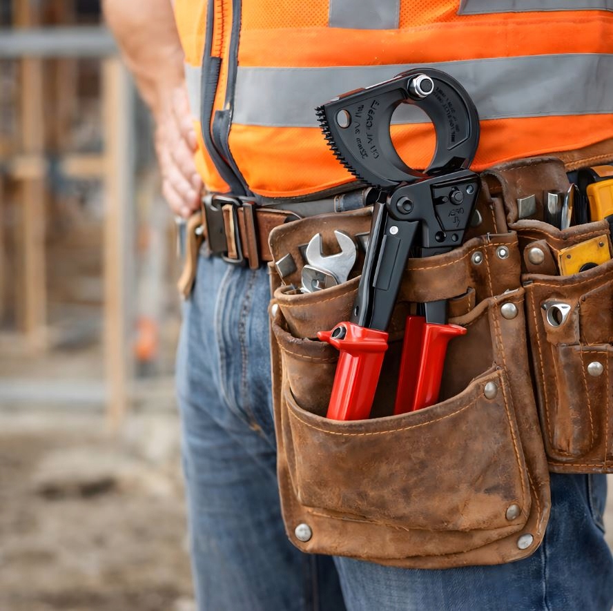 NOŻYCE ZAPADKOWE OBCINAK OBCINACZKI DO KABLI PRZECINAK IZOLOWANE 240mm2