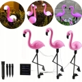 3X LAMPA LAMPKA SOLARNA OGRODOWA OZDOBNA OZDOBA FLAMING LLED DEKORACJA