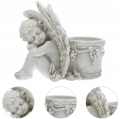 FIGURKA DONICZKA DONICA OGRODOWA RZEŹBA ANIOŁEK ANIOŁ NAGROBEK DEKORACJA