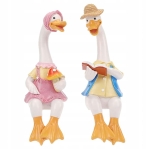 FIGURKA FIGURKI OGRODOWE OZDOBNE DEKORACJA OGRODOWA PARA KACZEK 2 SZTUKI
