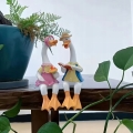 FIGURKA FIGURKI OGRODOWE OZDOBNE DEKORACJA OGRODOWA PARA KACZEK 2 SZTUKI