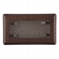 KRATKA WENTYLACYJNA KOMINKOWA KOMINOWA 10x20 cm METALOWA MALOWANA MIEDZIANA