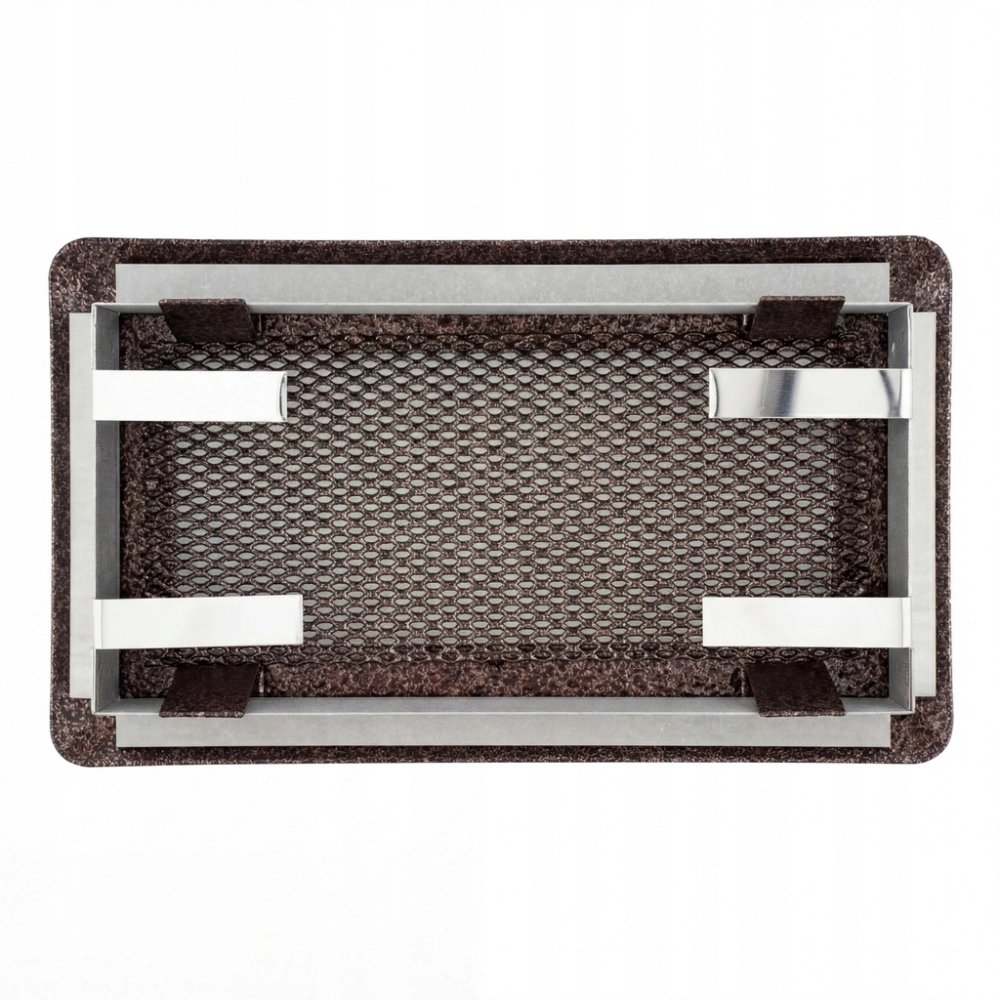 KRATKA WENTYLACYJNA KOMINKOWA KOMINOWA 10x20 cm METALOWA MALOWANA MIEDZIANA