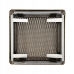 KRATKA WENTYLACYJNA KOMINKOWA KOMINOWA 16x16 cm METALOWA MALOWANA ZŁOTA