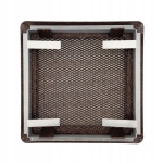 KRATKA WENTYLACYJNA KOMINKOWA KOMINOWA 16x16 cm METALOWA MALOWANA MIEDZIANA