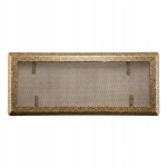KRATKA WENTYLACYJNA KOMINKOWA KOMINOWA 16x45 cm METALOWA MALOWANA ZŁOTA