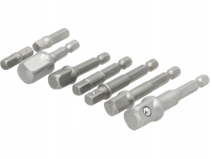 Steckschlüssel-Adapterset, 8-teilig, Innensechskant