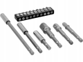 ZESTAW ADAPTERÓW KOŃCÓWEK DO NASADEK KOMPLET 16SZT HEX DO KLUCZY NASADOWYCH