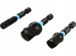 ZESTAW ADAPTERÓW UDAROWYCH 1/4",3/8",1/2" DO WIERTAREK WKRĘTAREK 3 SZTUKI