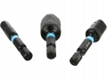 ZESTAW ADAPTERÓW UDAROWYCH 1/4",3/8",1/2" DO WIERTAREK WKRĘTAREK 3 SZTUKI