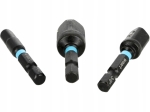 ZESTAW ADAPTERÓW UDAROWYCH 1/4",3/8",1/2" DO WIERTAREK WKRĘTAREK 3 SZTUKI