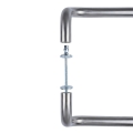 POCHWYT UCHWYT DO DRZWI DRZWIOWY ANTABA INOX RĄCZKA 25 x 300 KOMPLET