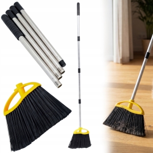 Universalbesen, 30 cm Bürste, faltbar, hohe Borsten, 12 cm