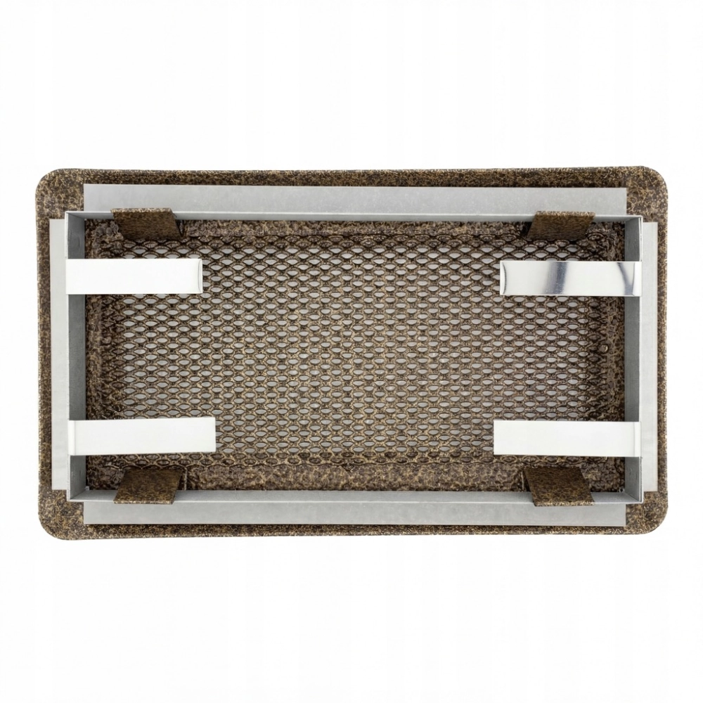 KRATKA WENTYLACYJNA KOMINKOWA KOMINOWA 10x20 cm METALOWA MALOWANA ZŁOTA