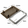 KRATKA WENTYLACYJNA KOMINKOWA KOMINOWA 10x20 cm METALOWA MALOWANA ZŁOTA