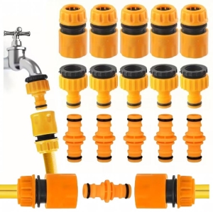 Gartenschlauch-Anschlussset, Gartenbewässerungsanlagen-Anschluss 1/2 3/4''