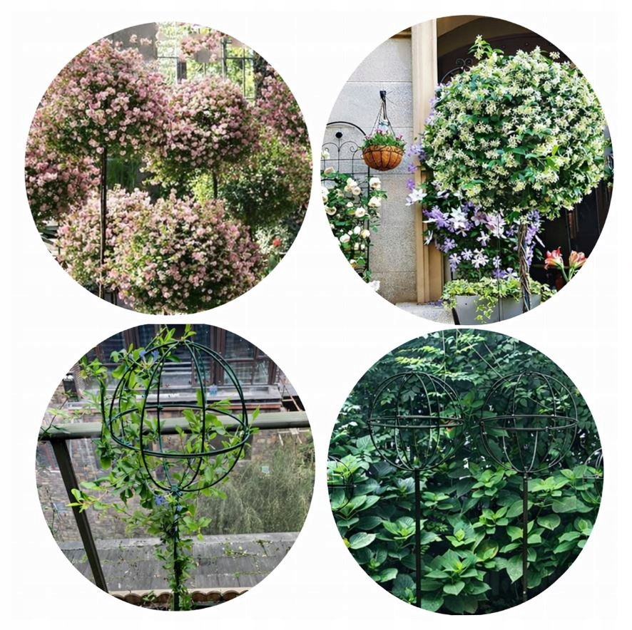 PERGOLA OGRODOWA TARASOWA METALOWA PODPORA DO PNĄCZY RÓŻ KWIATÓW 50X10CM