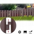 PALISADA OGRODOWA OBRZEŻE OGRODOWE TRAWNIKOWE PŁOTEK BRĄZOWA 28,5 X 23,8 CM
