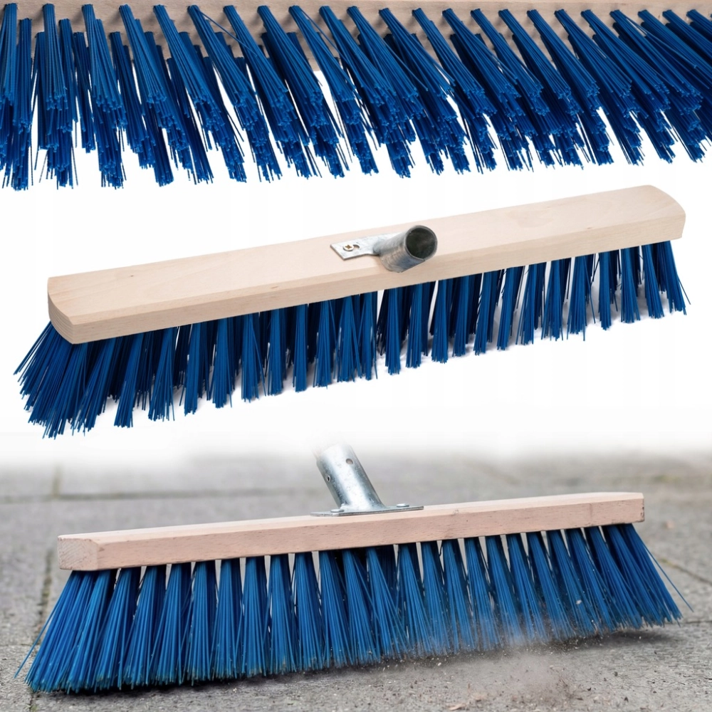 MIOTŁA ULICÓWKA PCV 80 cm SZCZOTKA ZAMIATACZ NYLON DO ZAMIATANIA