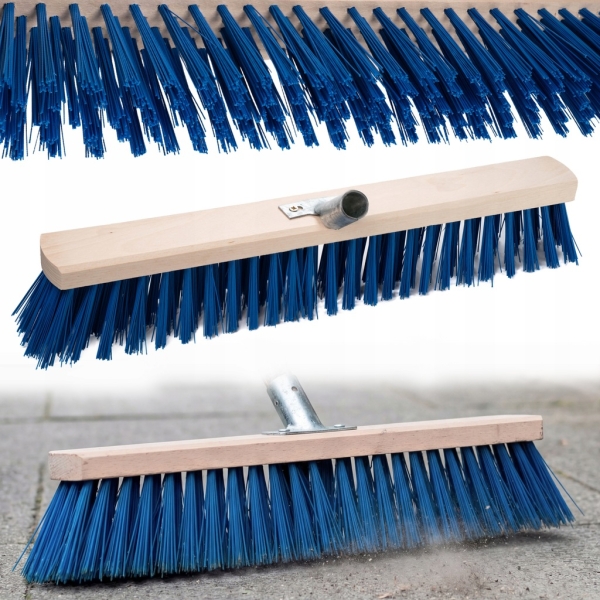 MIOTŁA ULICÓWKA PCV 80 cm SZCZOTKA ZAMIATACZ NYLON DO ZAMIATANIA