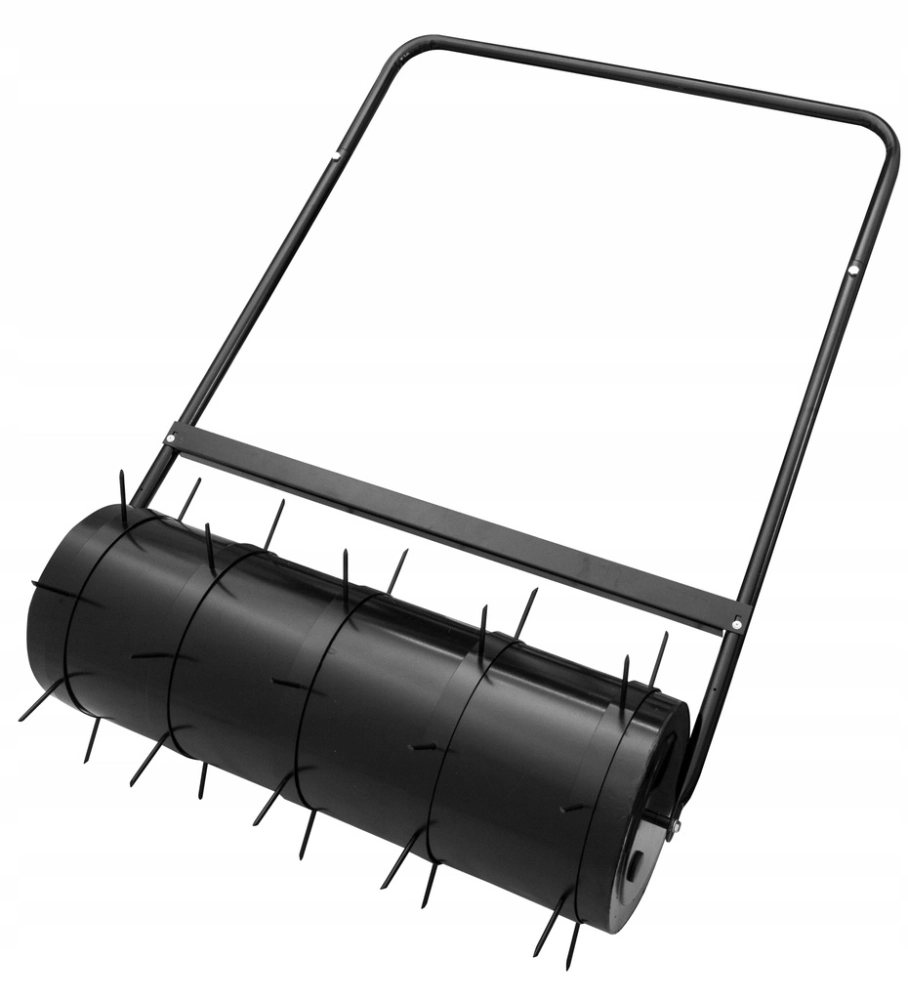 WALEC OGRODOWY Z KOLCAMI 80 x 28 cm DO TRAWNIKÓW TRAWY 50 L KOLCE AERATOR