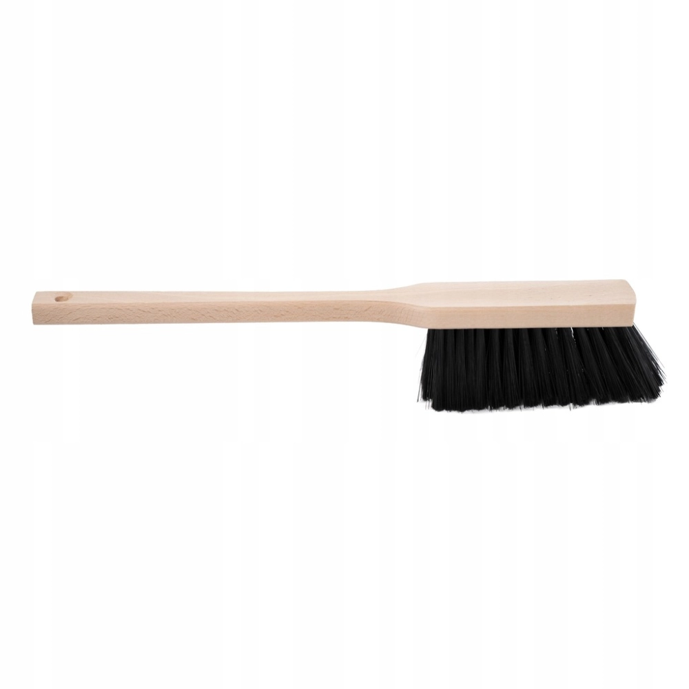 ZMIOTKA MIOTEŁKA SZCZOTKA DREWNIANA DŁUGA 42 cm RĄCZKA UCHWYT WŁOSIE 6 cm