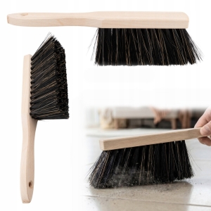Bürste, Holzhandbürste, Griff, Borstenmischung, 6 cm