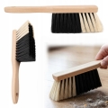 ZMIOTKA MIOTEŁKA SZCZOTKA DREWNIANA RĘCZNA ERGONOMICZNY UCHWYT WŁOSIE 6 cm