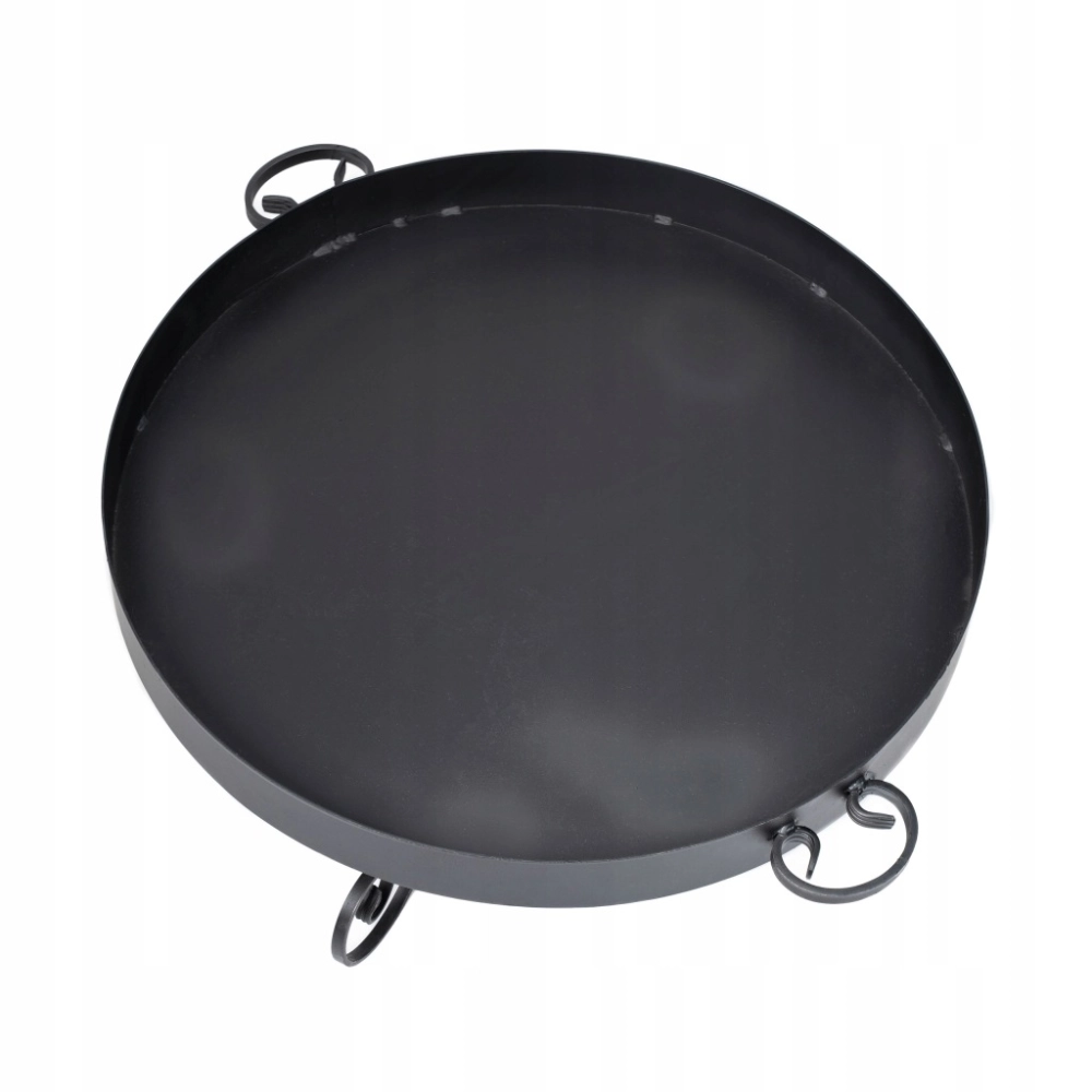 PALENISKO OGRODOWE OKRĄGŁE GRILL OGRODOWY 60 cm Z RĄCZKAMI UCHWYT OGNISKO
