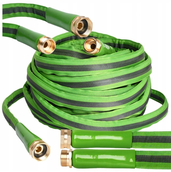 WĄŻ OGRODOWY 7,5M WYSOKOCIŚNIENIOWY 1/2'' MOCNY PVC ADAPTER WYTRZYMAŁY