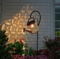 LAMPA SOLARNA OGRODOWA OZDOBNA LED WBIJANA KONEWKA DO OGRODU NA TARAS