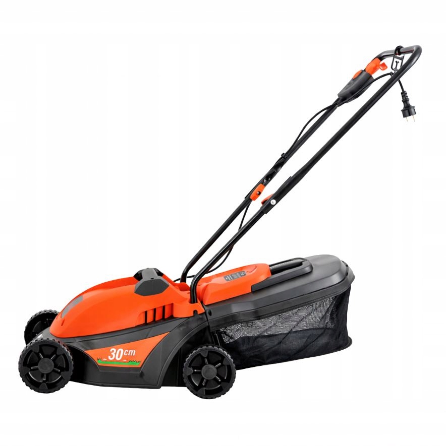 KOSIARKA ELEKTRYCZNA LEKKA MOCNA DO KOSZENIA TRAWY DUŻY KOSZ 35L 1000W