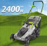KOSIARKA ELEKTRYCZNA LEKKA MOCNA DO KOSZENIA TRAWY DUŻY KOSZ 50L 2400W 43cm