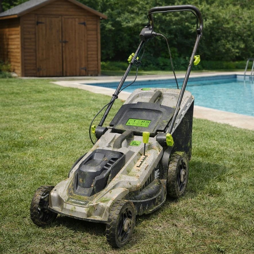 KOSIARKA ELEKTRYCZNA LEKKA MOCNA DO KOSZENIA TRAWY DUŻY KOSZ 50L 2400W 43cm