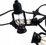 GIRLANDA ŚWIETLANA LAMPKI DEKORACYJNE LED 10SZT LATARENKI OGRODOWE 10CM 5M