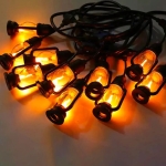 GIRLANDA ŚWIETLANA LAMPKI DEKORACYJNE LED 10SZT LATARENKI OGRODOWE 10CM 5M