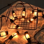 GIRLANDA ŚWIETLANA LAMPKI DEKORACYJNE LED 10SZT LATARENKI OGRODOWE 10CM 5M