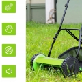 KOSIARKA RĘCZNA BĘBNOWA MECHANICZNA WRZECIONOWA PCHANA Z KOSZEM 16" 40 cm