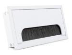 PRZEPUST KABLA KABLI ALU 80x160 mm SZCZOTKA MASKUJĄCA PRZELOTKA BIAŁY