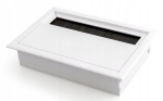 PRZEPUST KABLA ALUMINIOWY 80x120 mm SZCZOTKA MASKUJĄCA PRZELOTKA BIAŁY